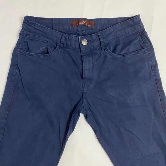 Zara Man Basic Chino Pants Size 32 - Picture 2 of 4